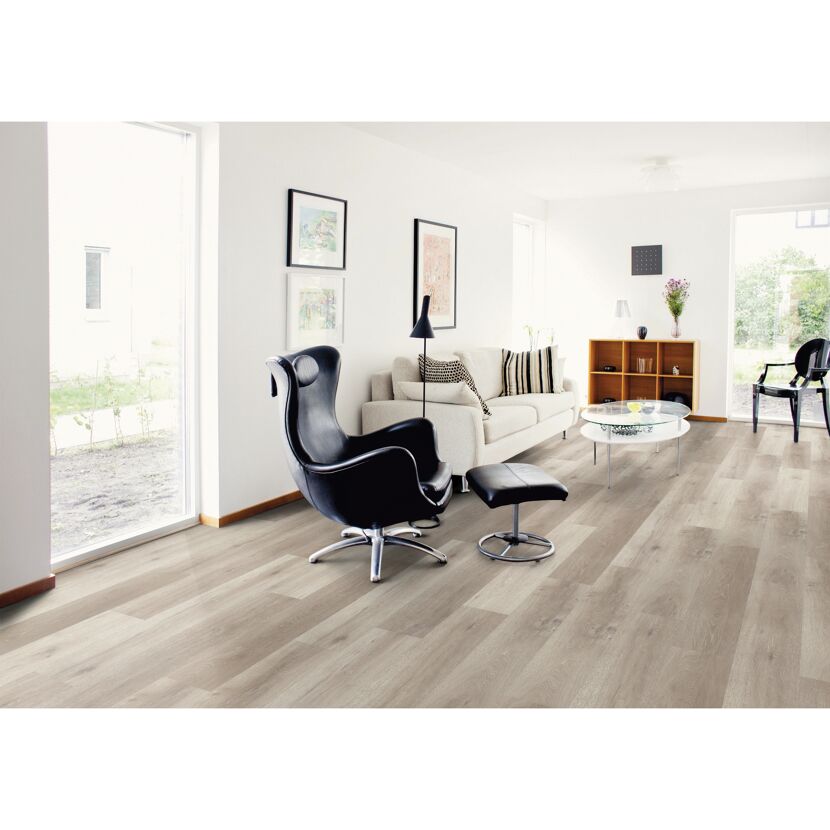 Vinylboden 'Comfort' White Washed Oak hellbraun 10,5 mm