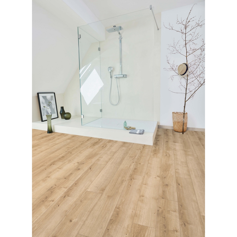 Designboden 'Modular ONE' Eiche Pure hell braun 8 mm
