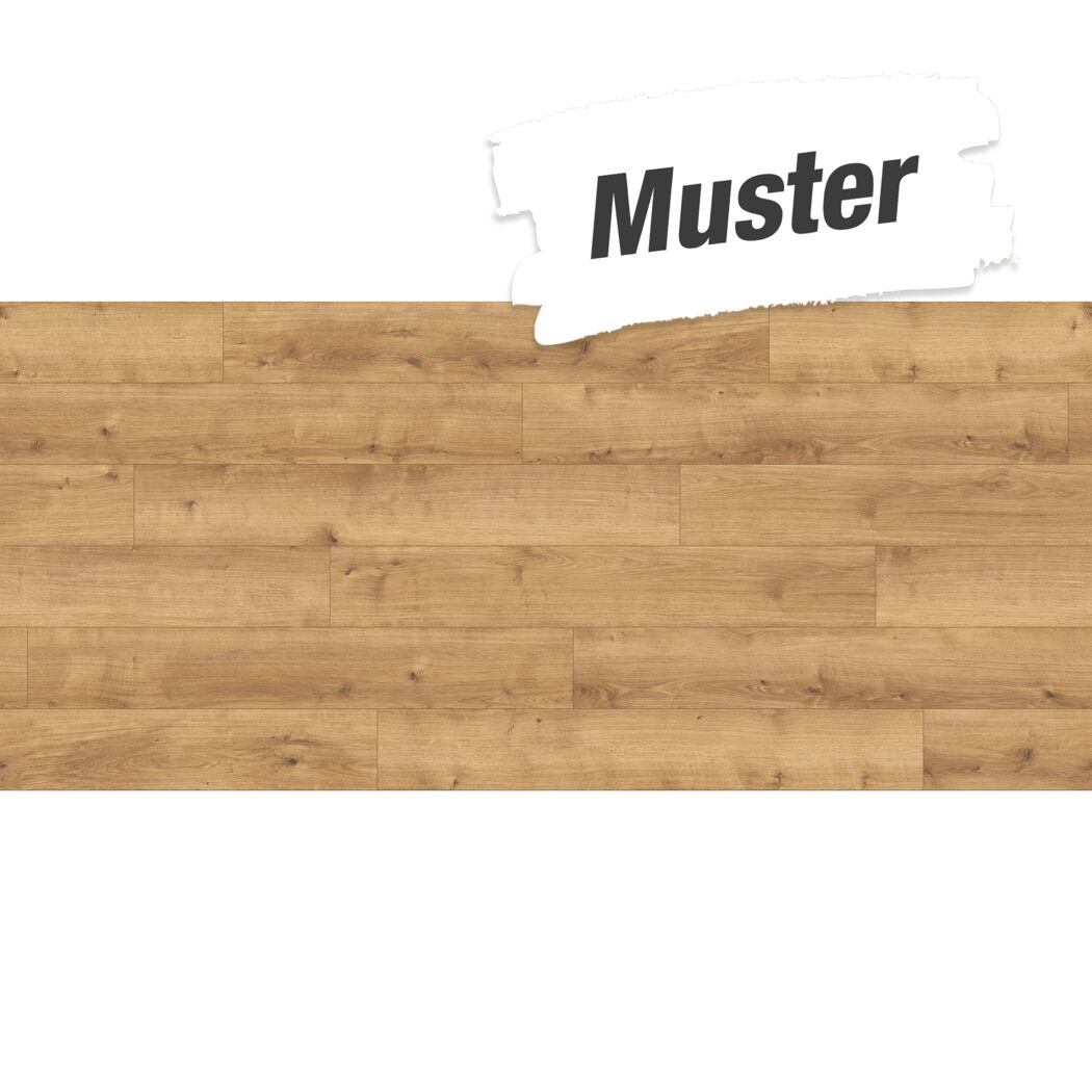 Handmuster zum Designboden 'Modular ONE' Eiche Pure natur braun 8 mm