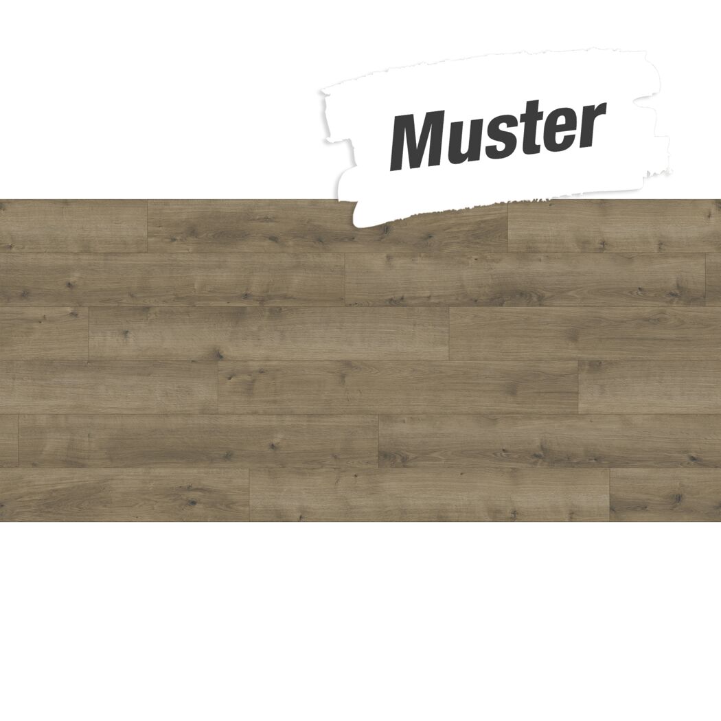 Handmuster zum Designboden 'Modular ONE' Eiche Pure perlgrau 8 mm