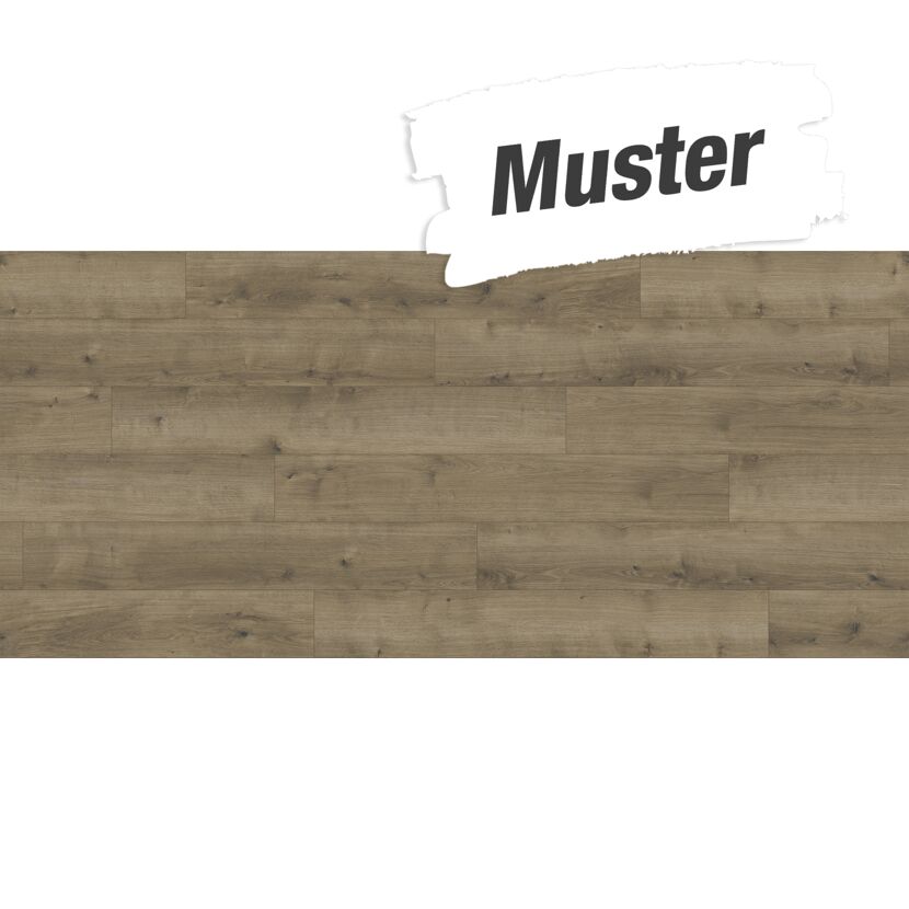 Handmuster zum Designboden 'Modular ONE' Eiche Pure perlgrau 8 mm
