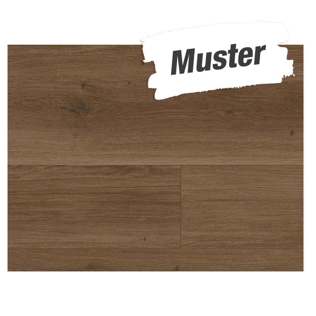 Handmuster zum Designboden 'Modular ONE' Eiche Spirit geräuchert braun 8 mm