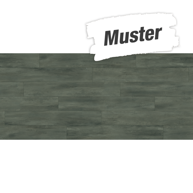 Bild von Handmuster zum Vinylboden 'Modular ONE' Fusion Black 8 mm