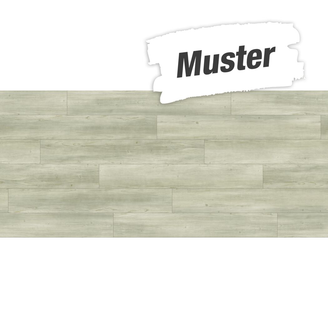 Handmuster zum Designboden 'Modular ONE' Pinie Rustikal grau 8 mm