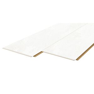Paneele 'Coverboard' Stucco weiß/padena 129 x 62 x 1,2 cm