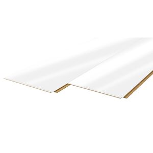 Paneele 'Coverboard' ultraweiß glänzend 129 x 62 x 1,2 cm