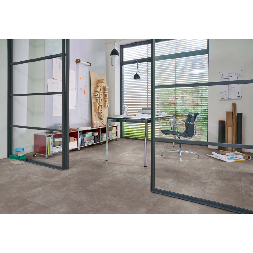 Designboden 'Modular ONE' Beton dunkelgrau 8 mm