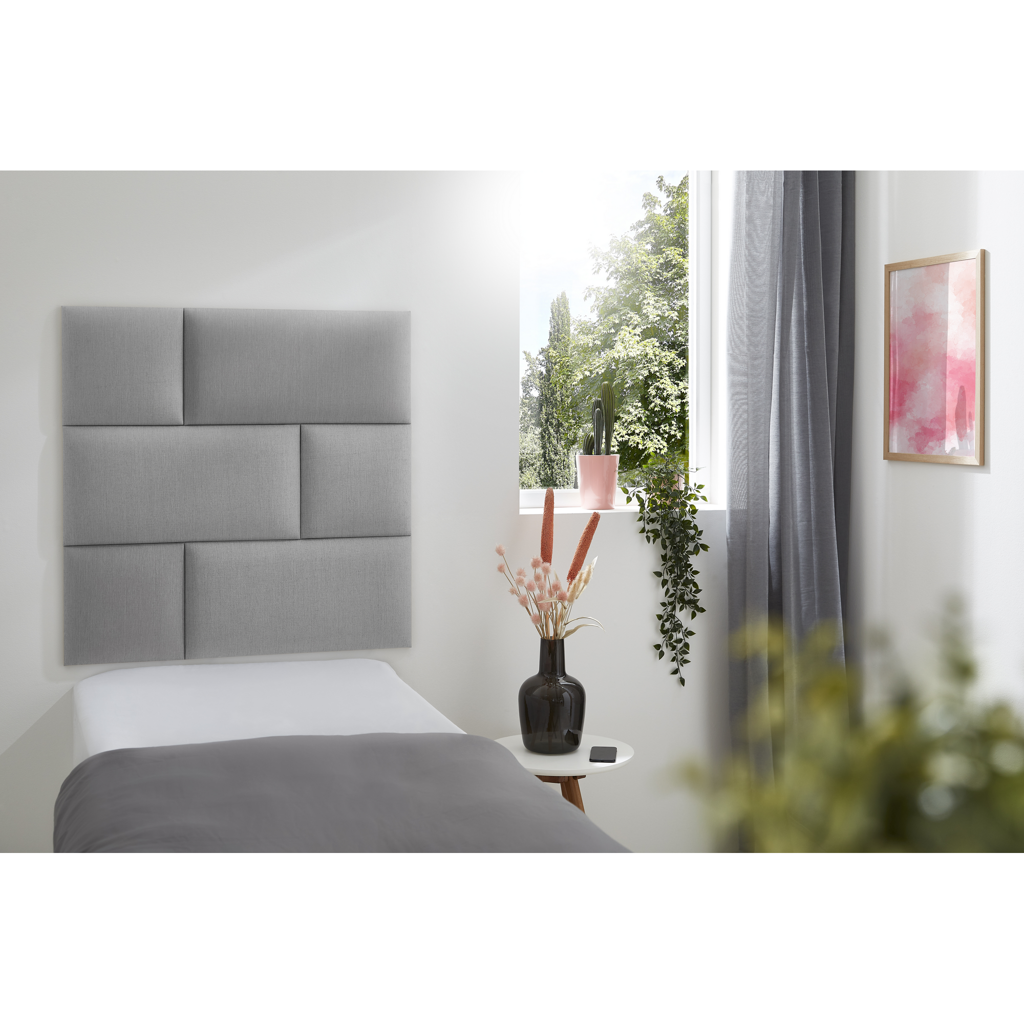 Wandkissen 'Inari' grau 30 x 30 cm + product picture