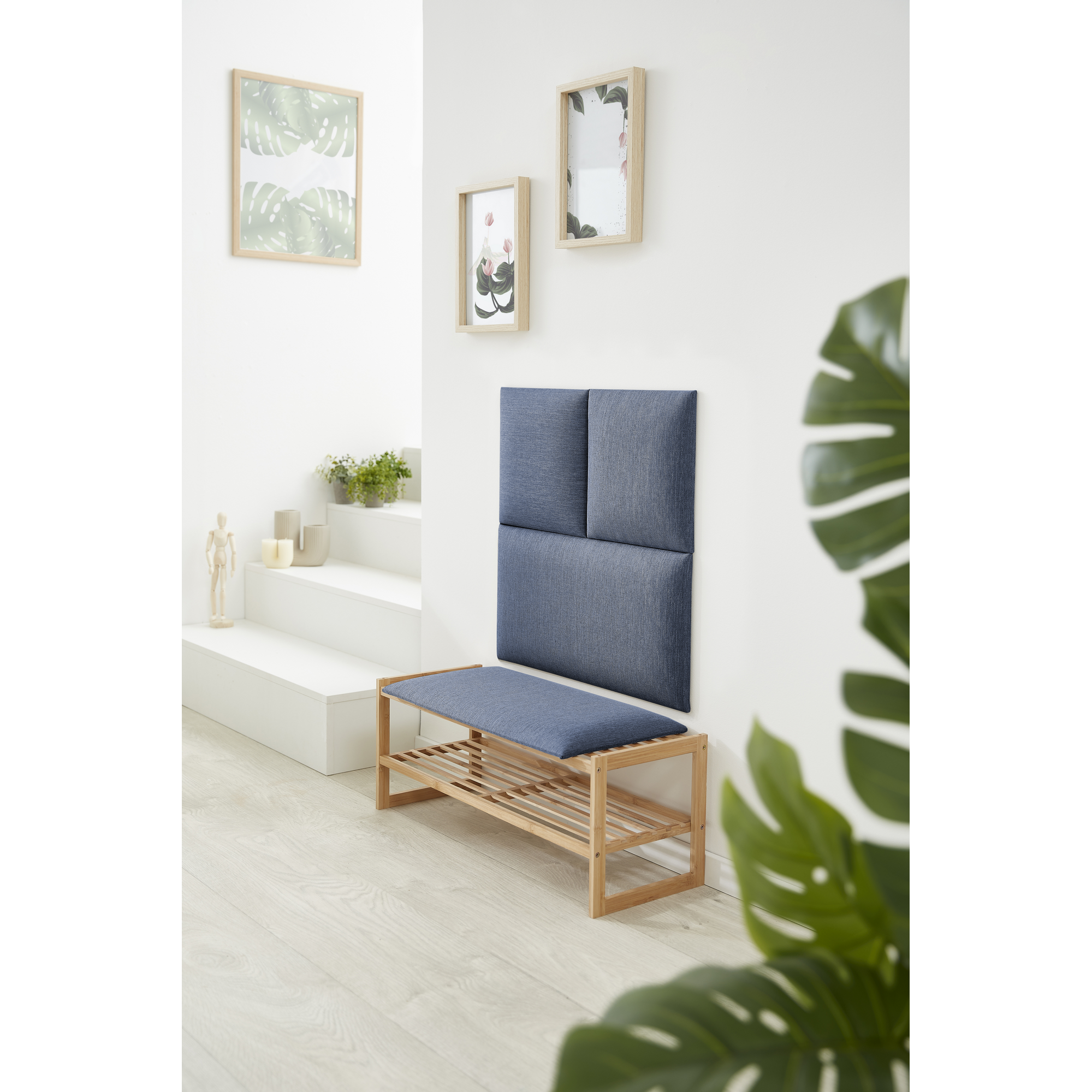 Wandkissen 'Inari' blau 30 x 30 cm + product picture