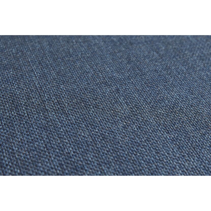 Blauer Stoffbezug des Wandkissens Inari, Nahaufnahme