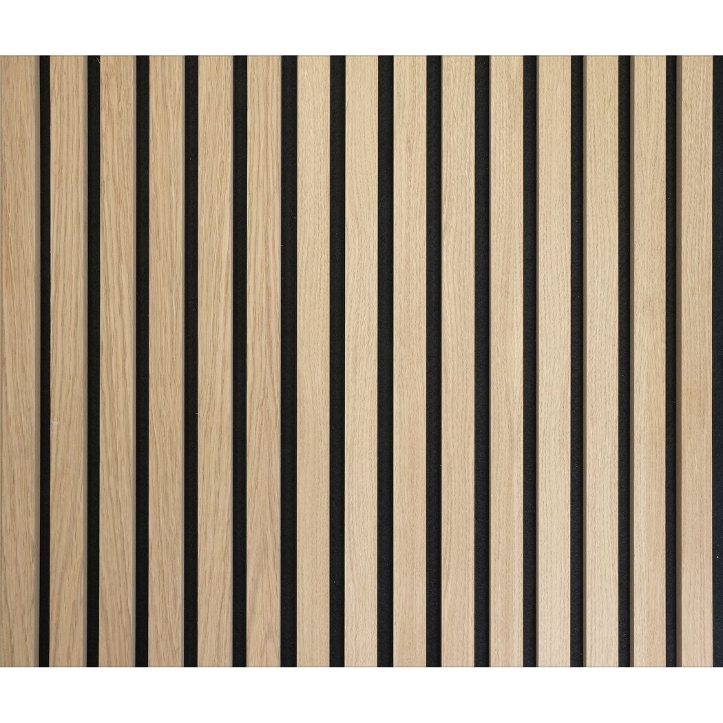 Akustik-Paneel Eiche natur furniert 2400 x 561 x 19 mm