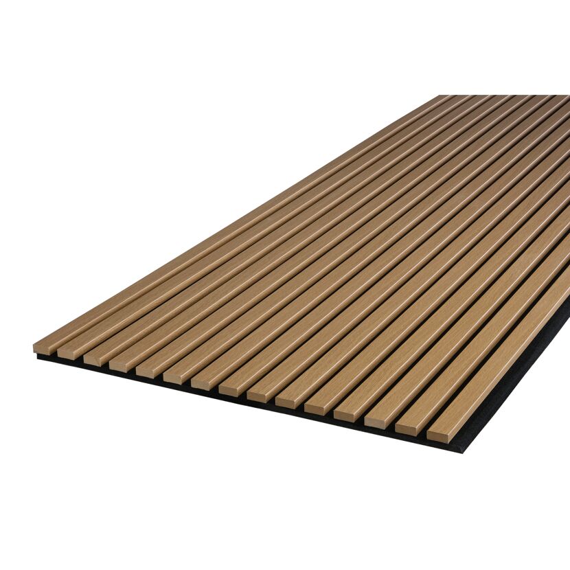 Akustik-Paneel Eiche natur furniert 2400 x 561 x 19 mm