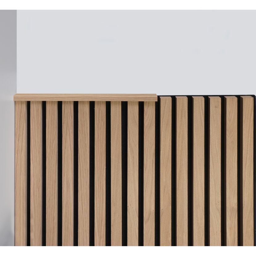 Akustik-Paneel Eiche natur furniert 2400 x 561 x 19 mm