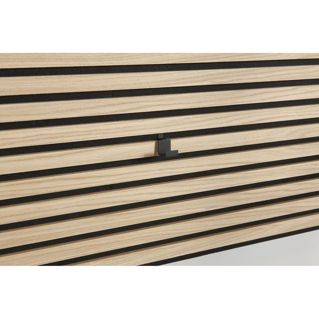 Akustik-Paneel Eiche natur furniert 2400 x 561 x 19 mm