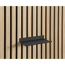 Akustik-Paneel Eiche natur furniert 2400 x 561 x 19 mm