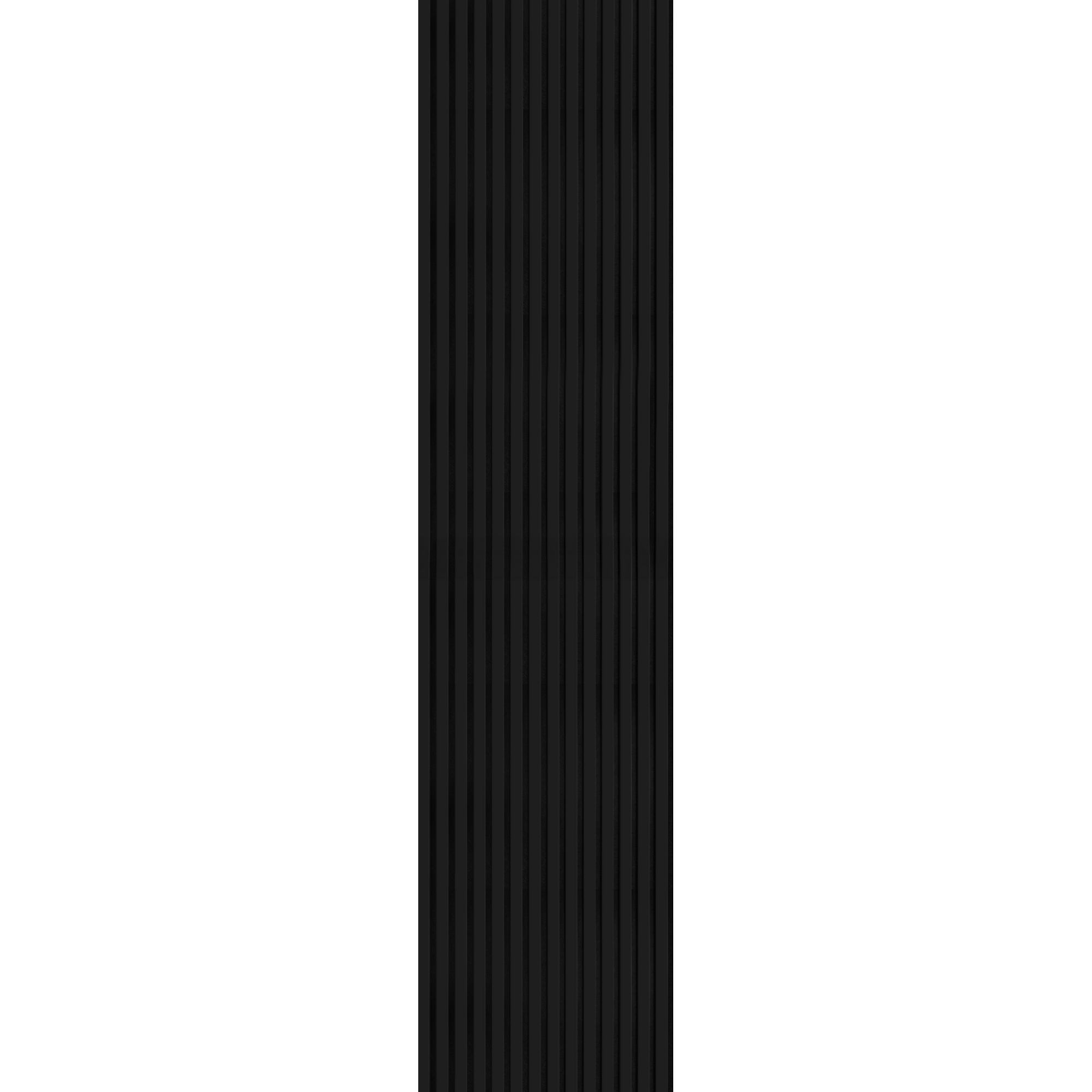 Akustik-Paneel schwarz matt 2400 x 561 x 19 mm