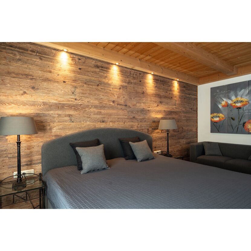 Dekorpaneel 'DecoWall DO001' Namur Fichte natur 1250 x 660 mm