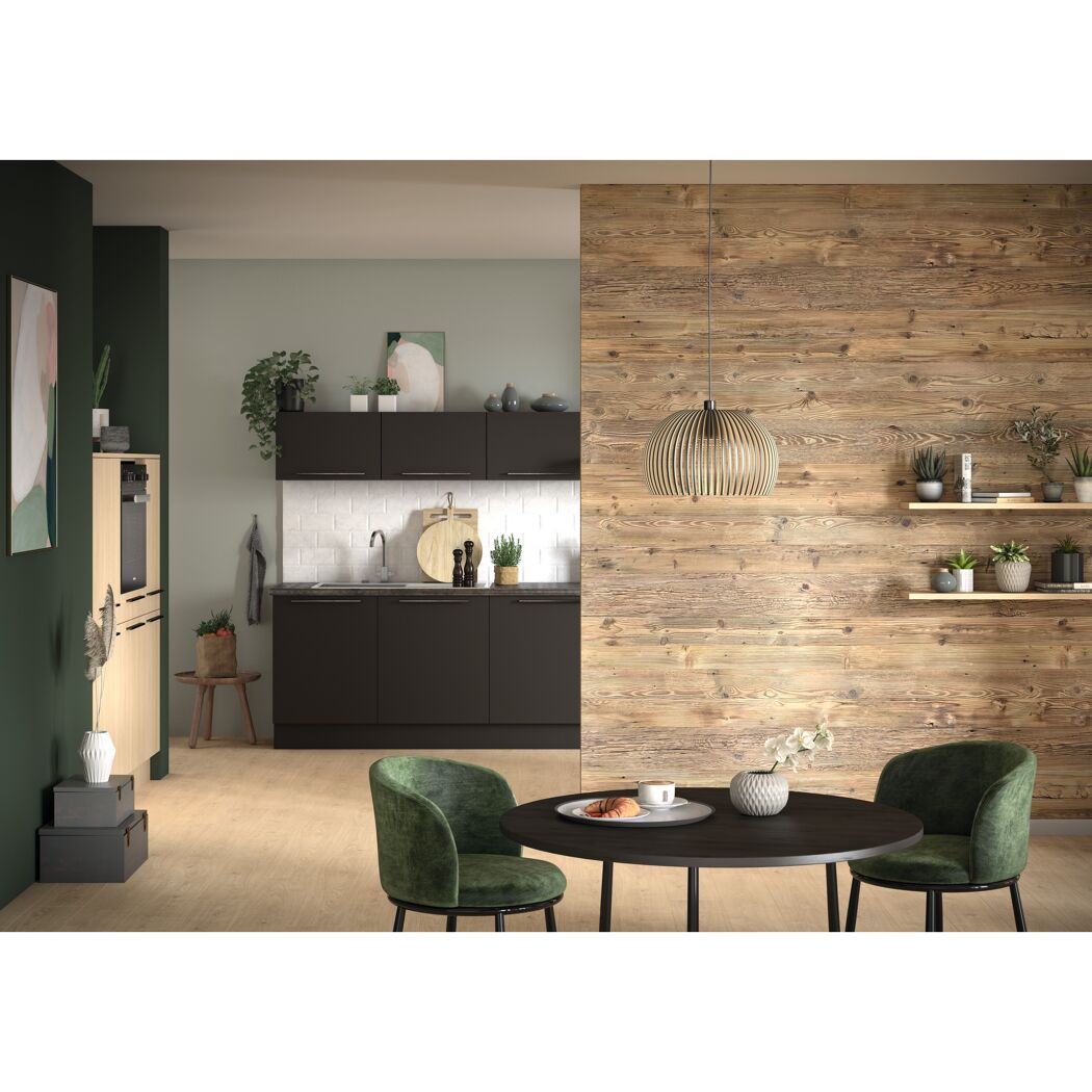 Dekorpaneel 'DecoWall DO001' Namur Fichte natur 1250 x 660 mm