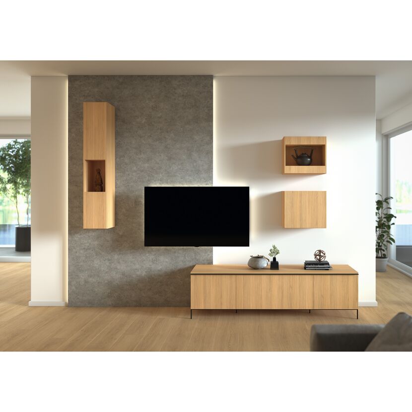 Dekorpaneel 'DecoWall DO003' Rovigo beton 1250 x 660 mm