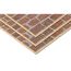 Holzplatten mit Ziegelmuster
