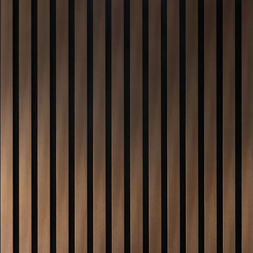 Akustik-Paneel Bronze metall 2400 x 561 x 19 mm