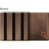 Akustik-Paneel Bronze metall 2400 x 561 x 19 mm