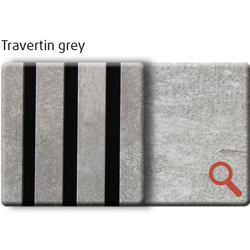 Akustik-Paneel Travertin grey 2400 x 561 x 19 mm