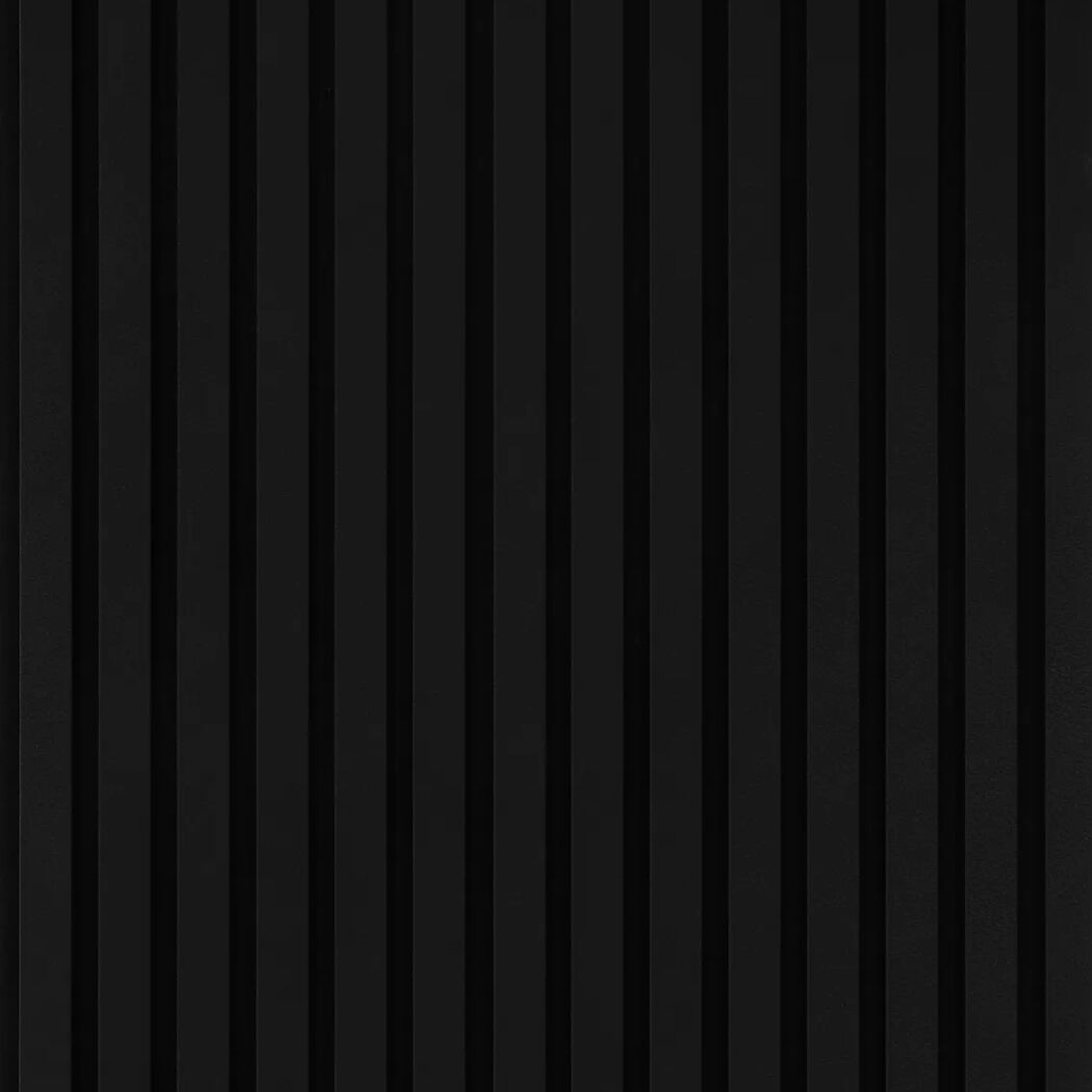 Akustik-Paneel Lederoptik schwarz 2400 x 561 x 19 mm