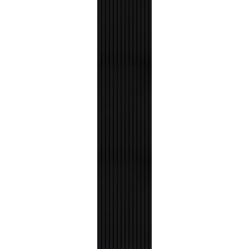 Akustik-Paneel Lederoptik schwarz 2400 x 561 x 19 mm