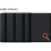 Akustik-Paneel Lederoptik schwarz 2400 x 561 x 19 mm