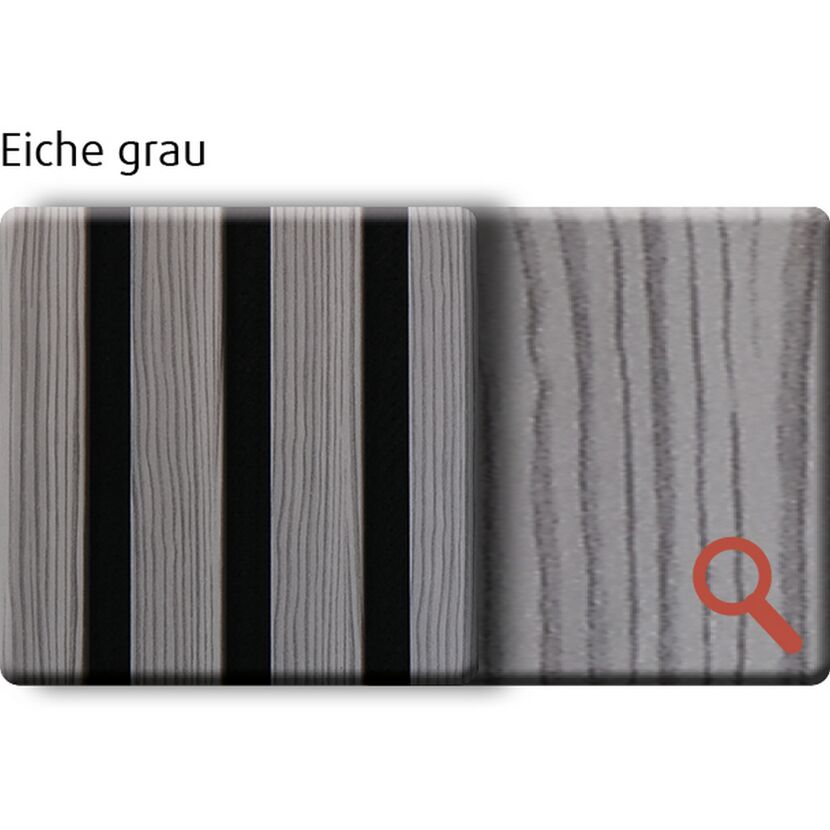 Akustik-Paneel Eiche grau 2400 x 561 x 19 mm
