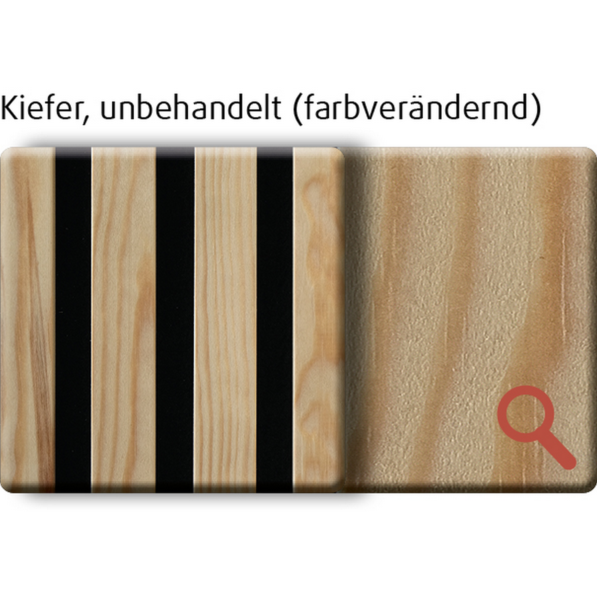 Akustik-Paneel Kiefer 2400 x 561 x 19 mm