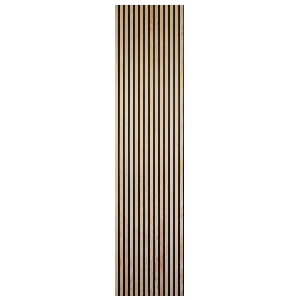 Holzpaneel mit vertikalen Streifen