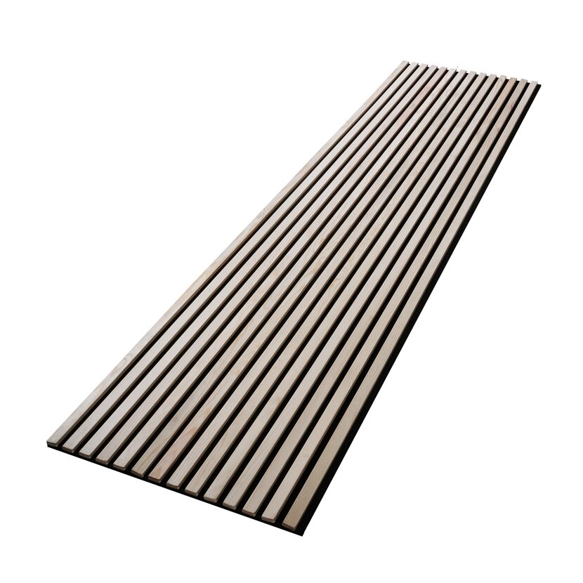 Holzpaneel mit vertikalen Lamellen
