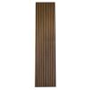 Holz-Wandpaneel mit schwarzen Streifen