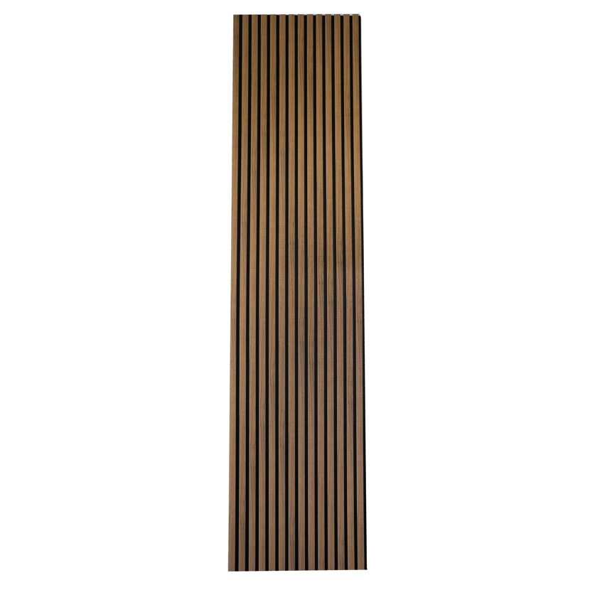 Holz-Wandpaneel mit schwarzen Streifen