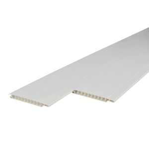 Paneele Uni weiss 2700 x 105 x 10 mm