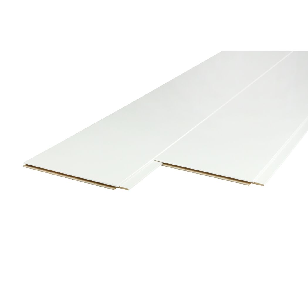 Paneele 'Vario Plus' Ultra weiss 2600 x 200 x 10 mm