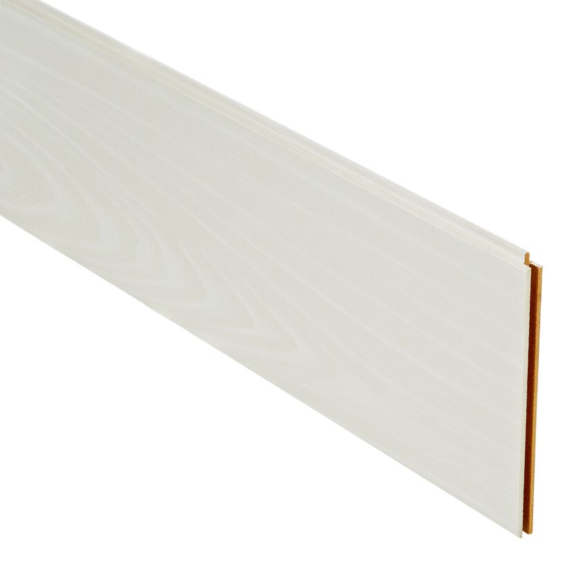 Weiße Designpaneele in Silberesche-Optik