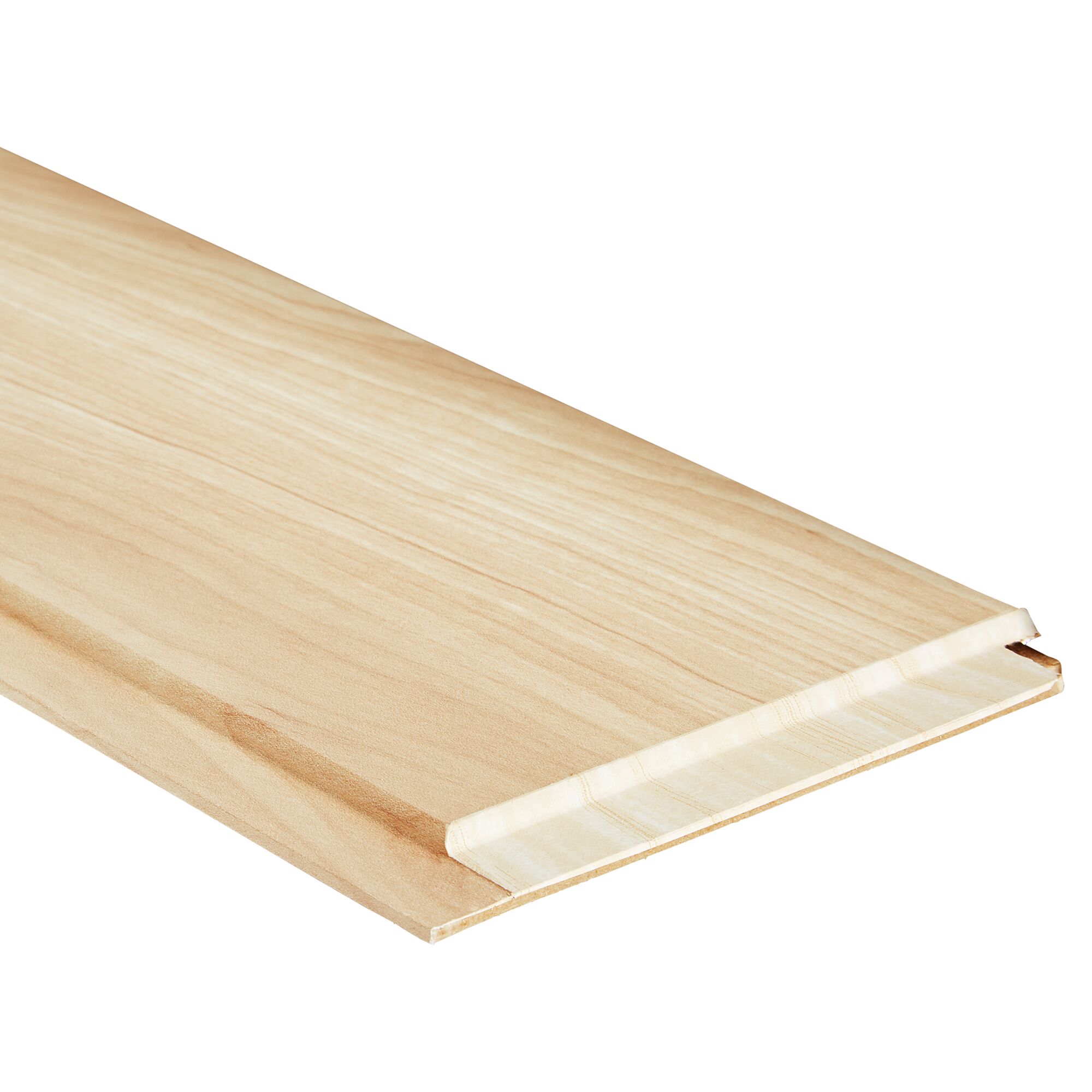 Helle Holzpaneele mit Nut und Feder