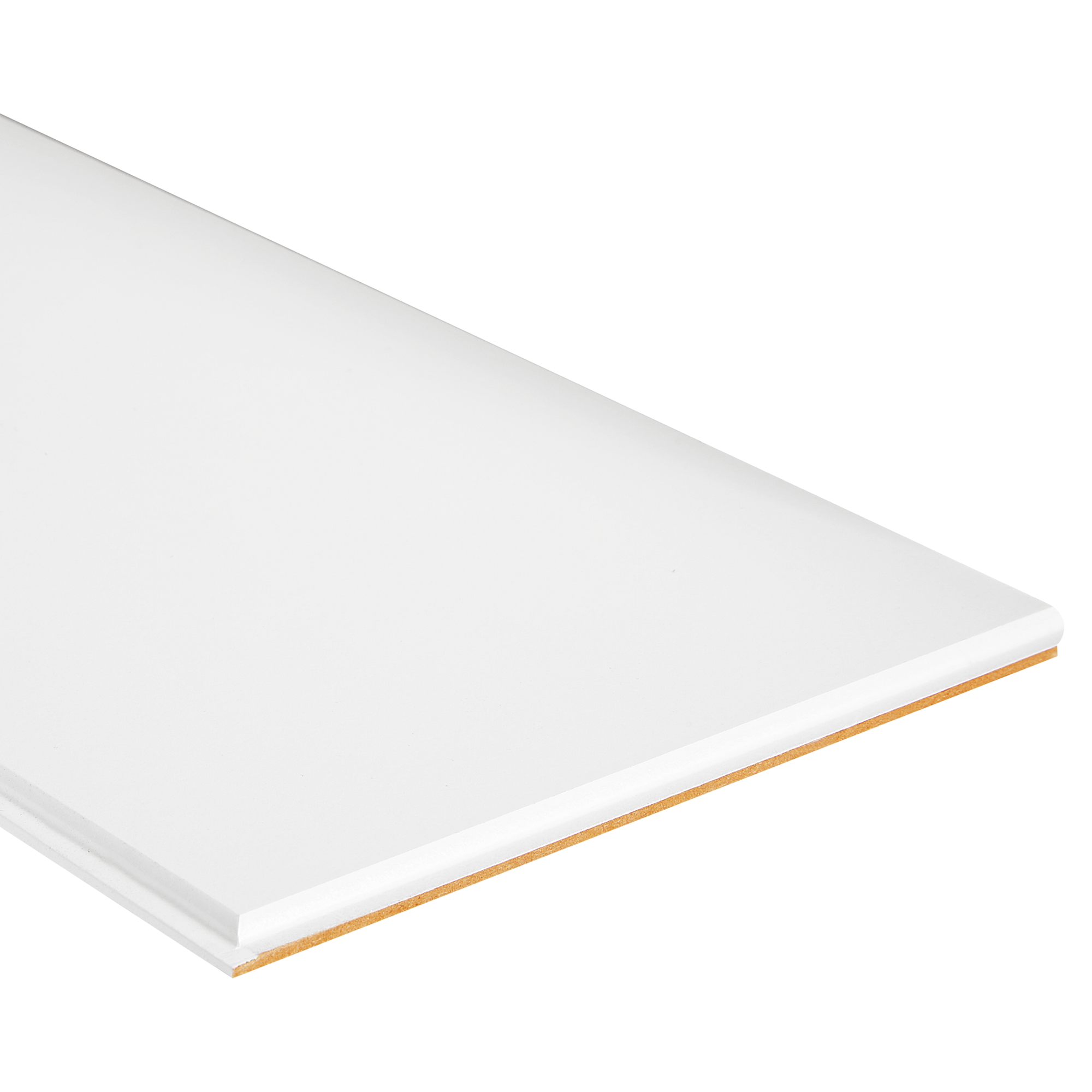 Designpaneele 'Quadro Plus' 200 x 20 x 1,2 cm, 5 Stück, Uni weiß + product picture