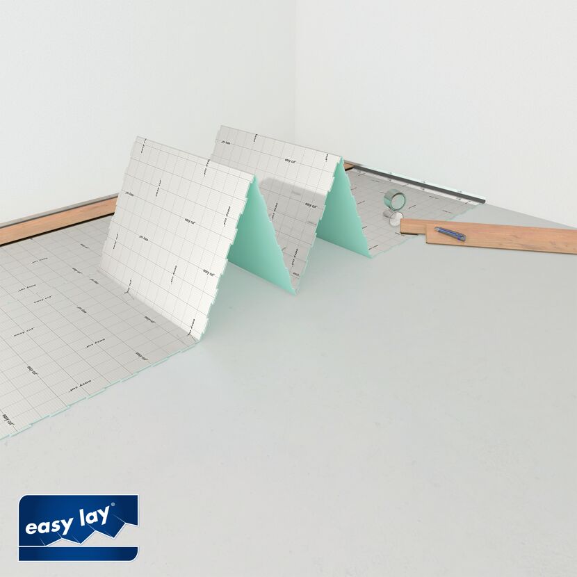 Parkett- und Laminatunterlage 'Aquastop' 5 mm, 0,8 x 6,25 m, 5 m²