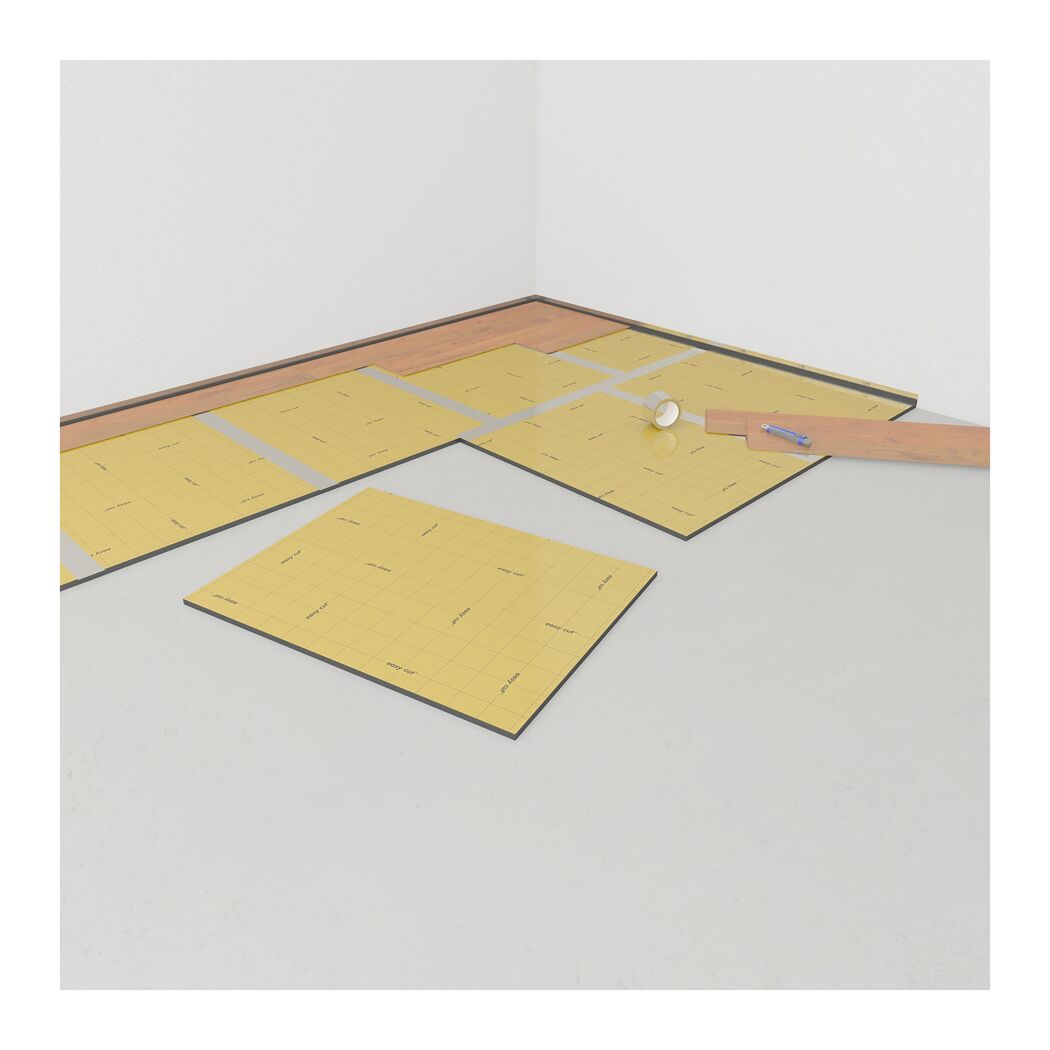 Parkett- und Laminatunterlage 'Selitflex 10 mm Thermo', 0,5 m x 1,2 m, 6 m² +Tape