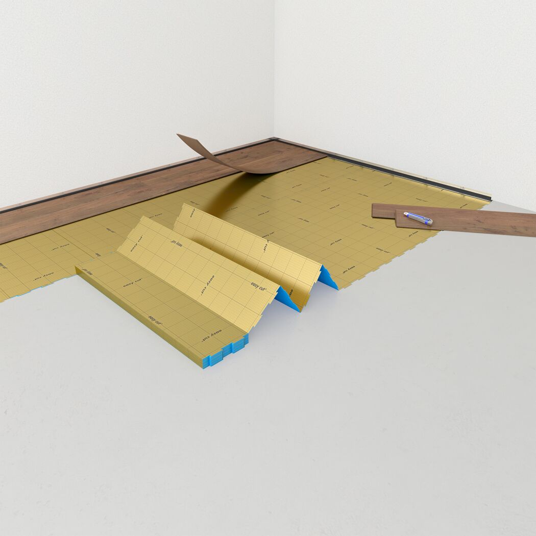Vinyl- und Designbodenunterlage 'Aquastop' 1,5 mm, 1,2 x 8,5 m, 10,2 m² + Tape