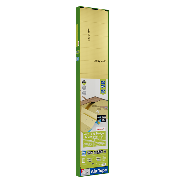 Bild von Vinyl- und Designbodenunterlage 'Aquastop' 1,5 mm, 1,2 x 8,5 m, 10,2 m² + Tape