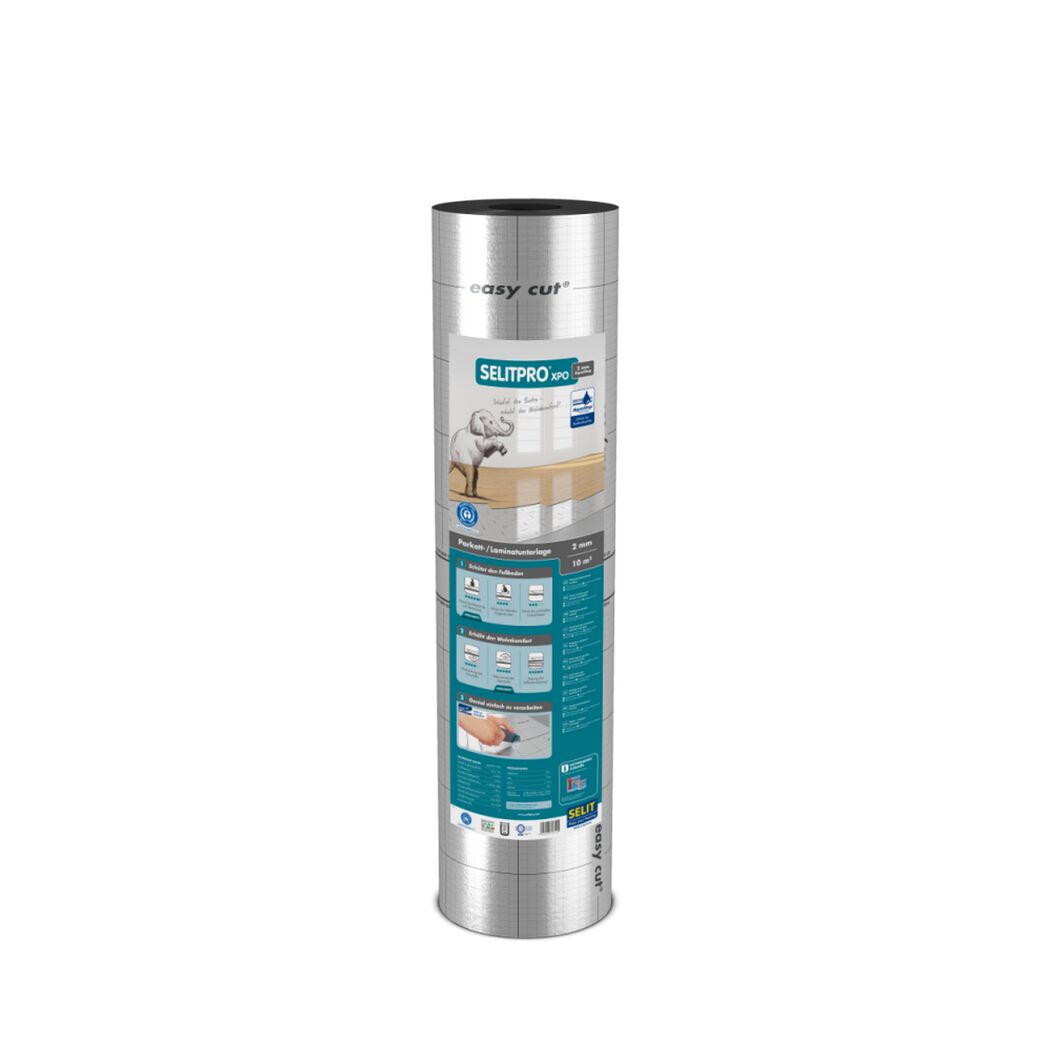 SELITPRO XPO Parkett-/Laminatunterlage, 2 mm, 10 m²