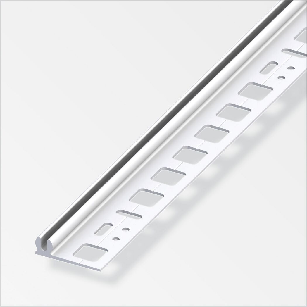 Weißes Trägerprofil aus PVC