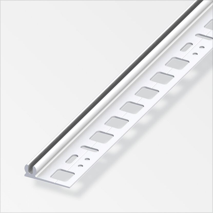 Weißes Trägerprofil aus PVC
