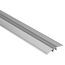 Silberfarbenes Übergangsprofil aus Aluminium
