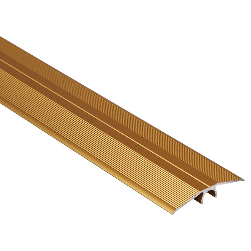 Goldenes Übergangsprofil aus Aluminium